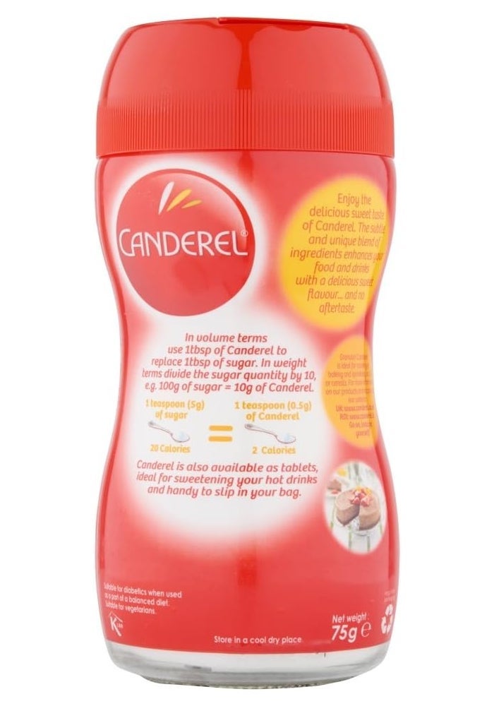 Canderel Spoonful Sweetener 75g - Low Calorie Granular Sweetener with Delightful Taste - Image 2